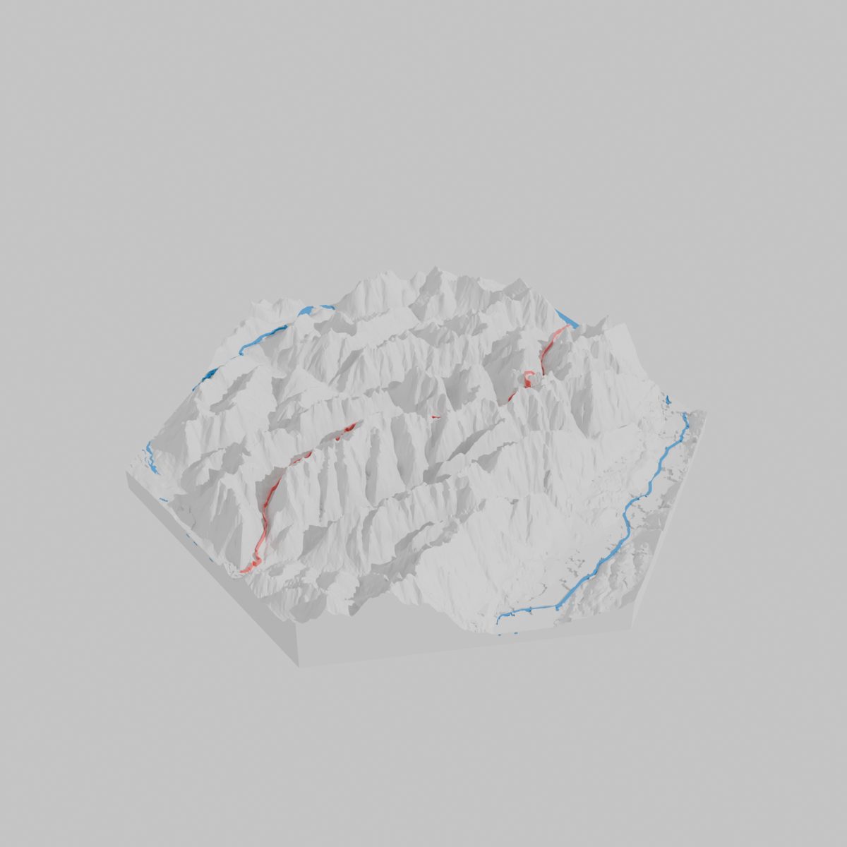 Karwendelmarsch, Oblique-Rendering nach dem Fix